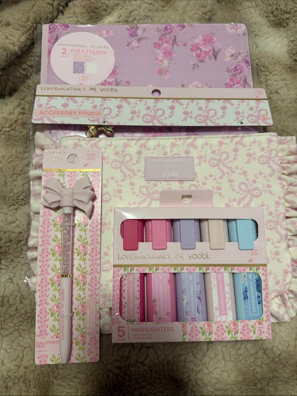 🆕LoveShackFancy School Supplies Bundle